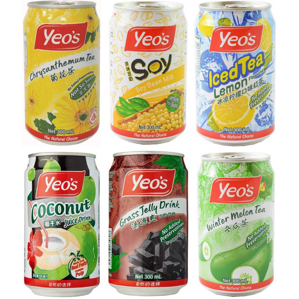 Yeo Drink Can All Flavour 24x300ml Shopee Malaysia 7185