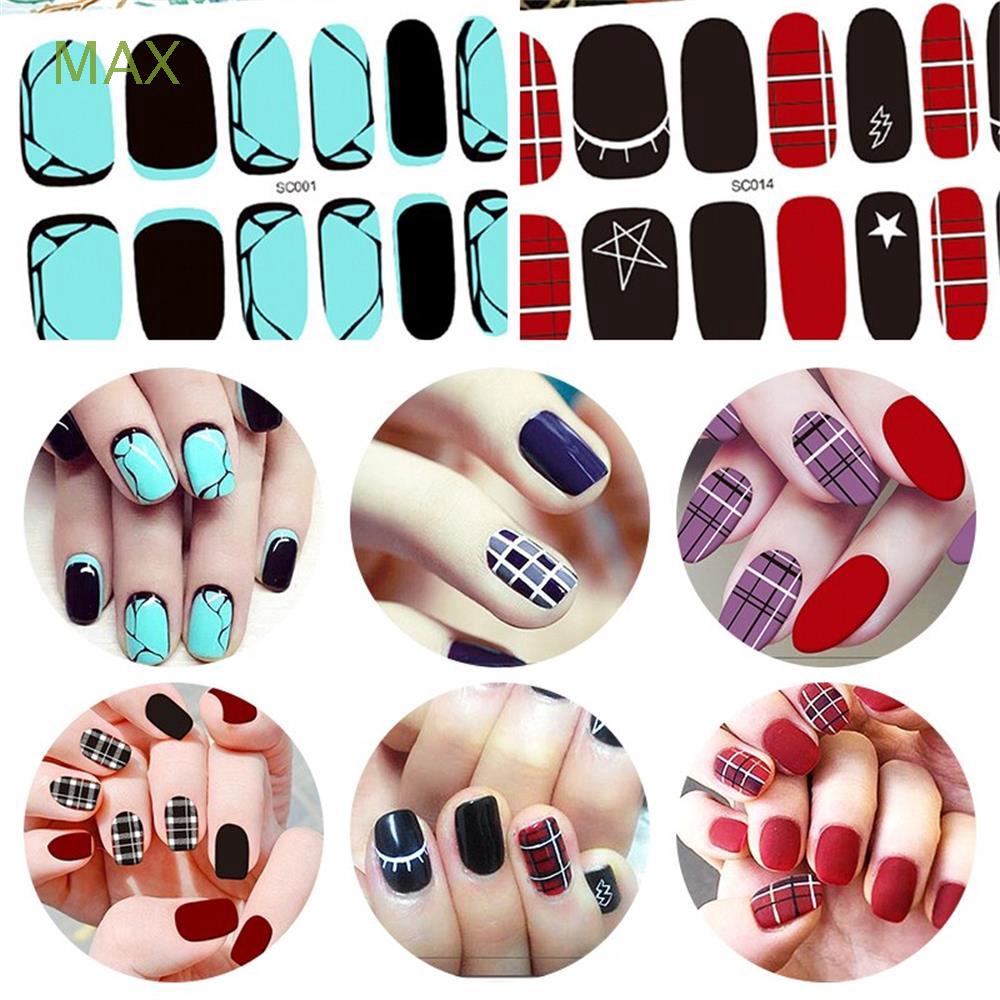 plain nail stickers