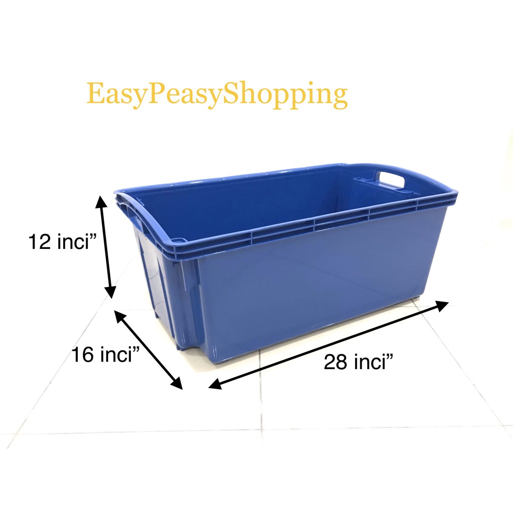 Bekas Ikan Tong Plastik Bekas Untuk Ikan Plastic Container Box Heavy Duty Ready Stock Shopee Malaysia