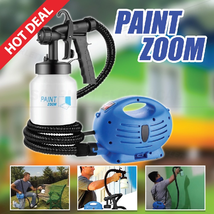 Paint Spray DIY Electric 3 Way Spray Gun System Painting Indoor Outdoor ...