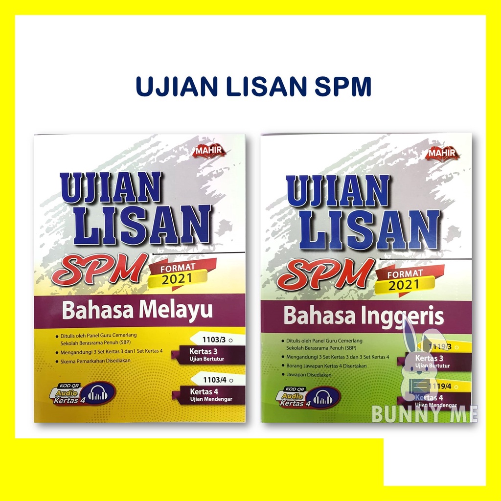 UJIAN LISAN SPM BAHASA MELAYU BAHASA INGGERIS / MAHIR  Shopee Malaysia