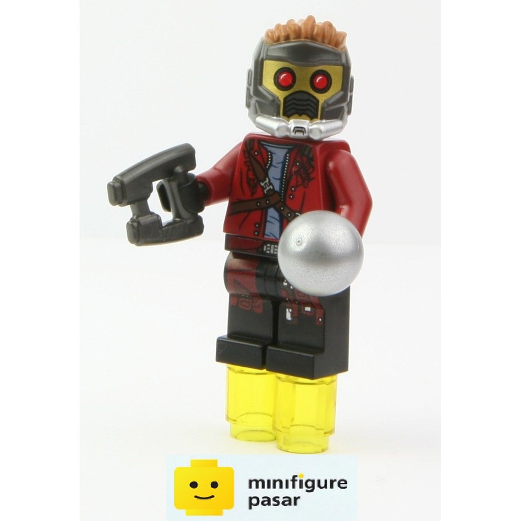 sh127 Lego Guardians of the Galaxy 76019 - Star-Lord Minifigure w ...