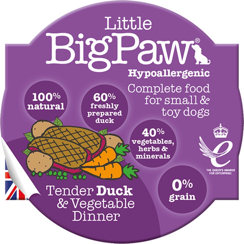 LITTLE BIG PAW POT TENDER DUCK & VEGETABLE DINNER (HYPO)85g Shopee