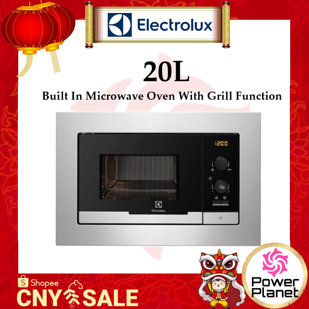 Electrolux 20L Built In Microwave Oven With Grill Function EMS2085X