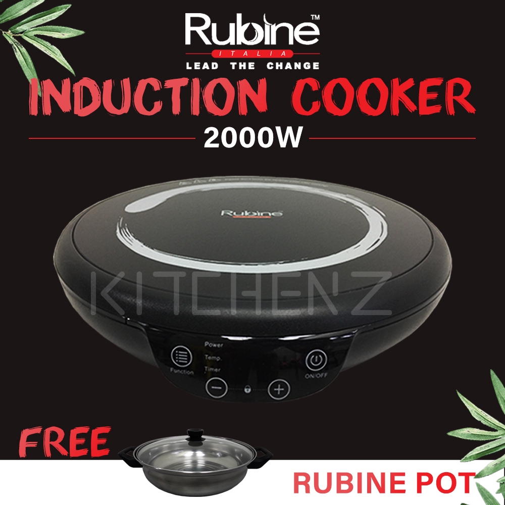 Rubine Electric Ceramic Induction Cooker RIHENSOBL Free Cooking POT