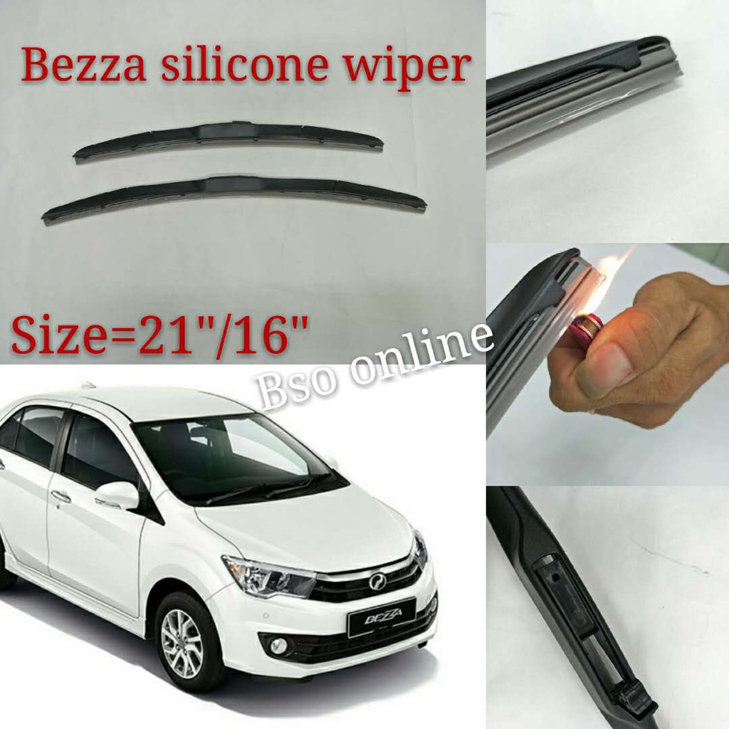 PERODUA BEZZA Silicone Mugen Wiper Blades (1 pair) 14 