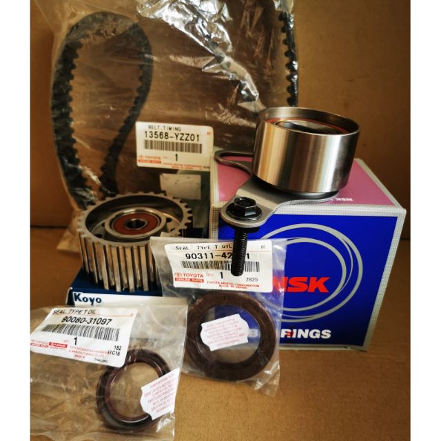 Toyota 2L(NEW) 3L 5L TIMING belt SET LN166 LH113 LY100 (Original