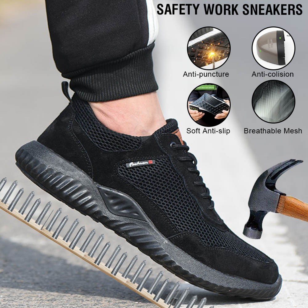 mesh work shoes