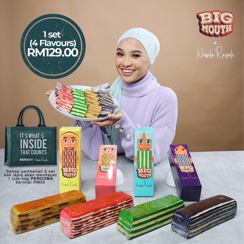 KEK LAPIS SERAWAK ORIGINAL NABILA RAZALI