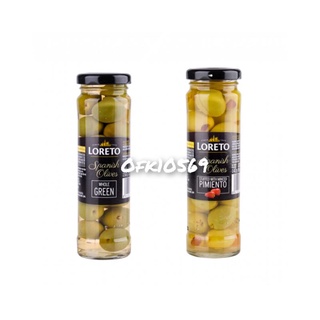 Loreto Spanish Olives Stuffed with Minced Pimiento 142g | Shopee 