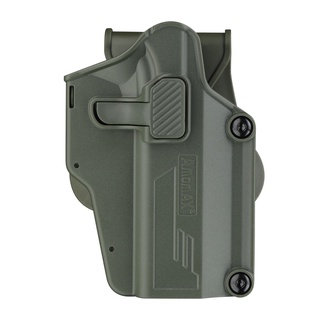 Amomax Adjustable Universal Tactical Holster - Right-handed Green (Standard only with waist plate, no other accessories)