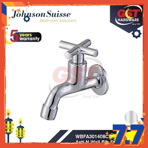 Johnson Suisse AstiN 1/2" Bib Tap With Wall Flange Wall Tap