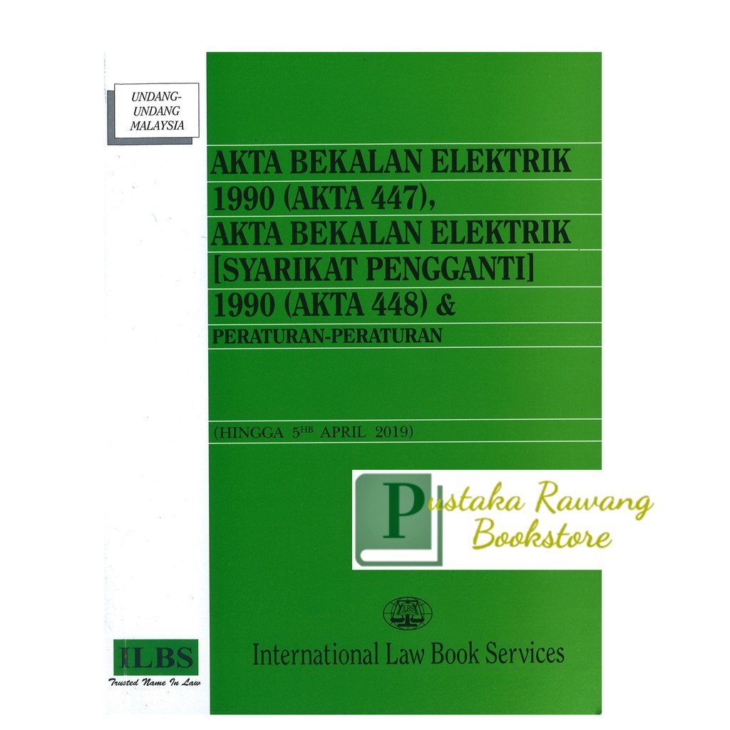 Ilbs Akta Bekalan Elektrik 1990 Akta 447 Shopee Malaysia