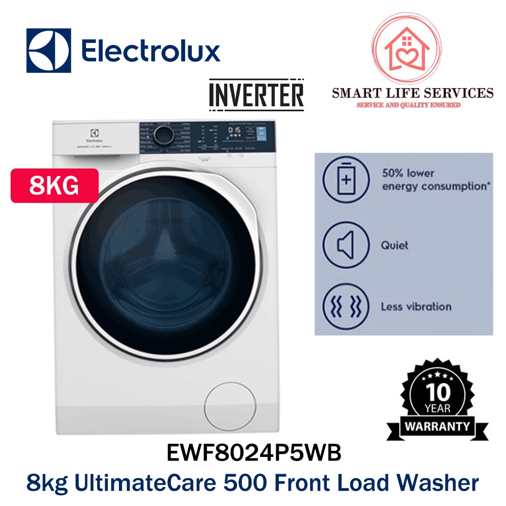 Electrolux EWF8024P5WB 8kg UltimateCare 500 front load washing machine ...