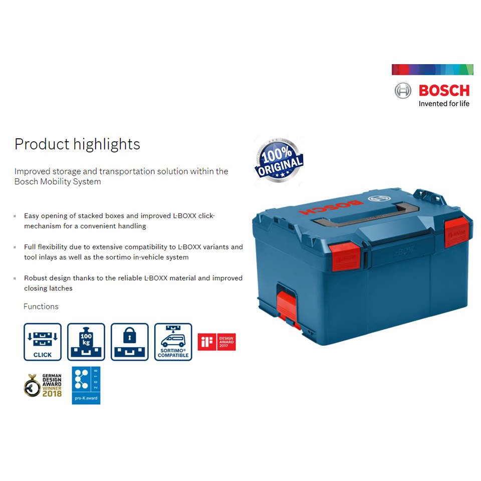 Bosch Carrying Case L Boxx 238 Shopee Malaysia
