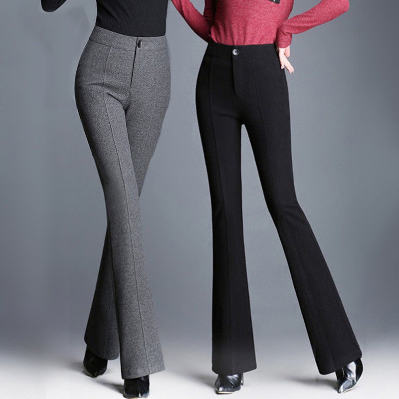 high waist formal trousers for ladies