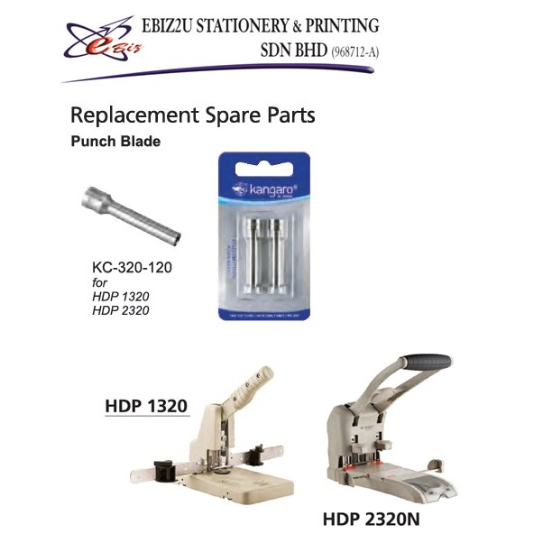 Kangaro Replacement KC320120 Punch blade for 1320/2320 (1PC or 2 pcs