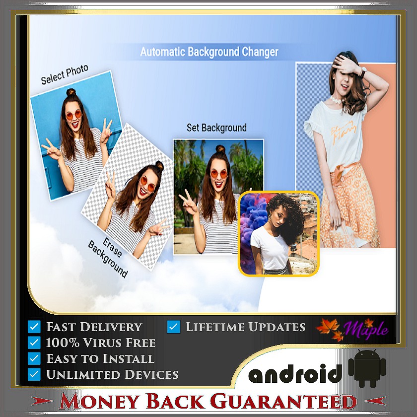 Automatic Background Changer  (Unlocked, No Ads) Android | Shopee  Malaysia