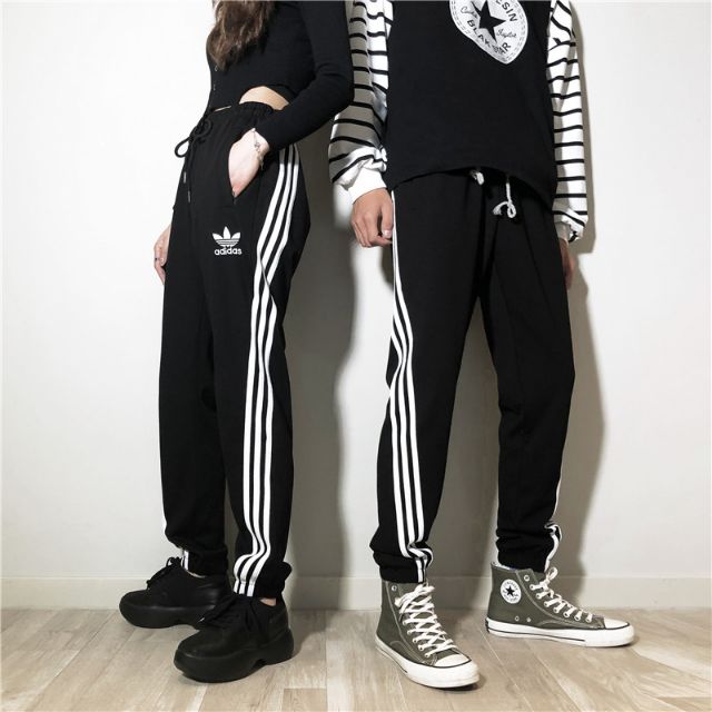 adidas essentials 3 stripe fleece pants