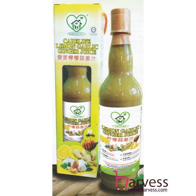 Careline Lemon Garlic Ginger Juice 爱家柠檬蒜姜汁(700ml) Shopee Malaysia