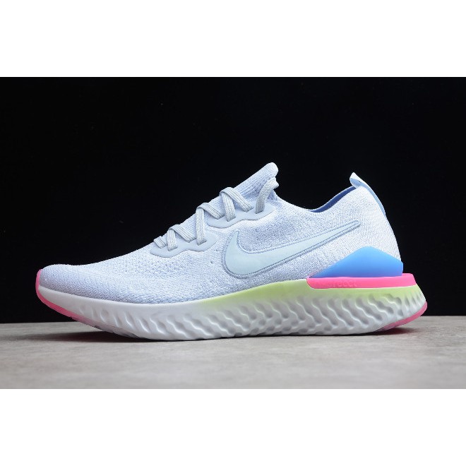 nike epic react flyknit 2 hydrogen blue sapphire hyper pink