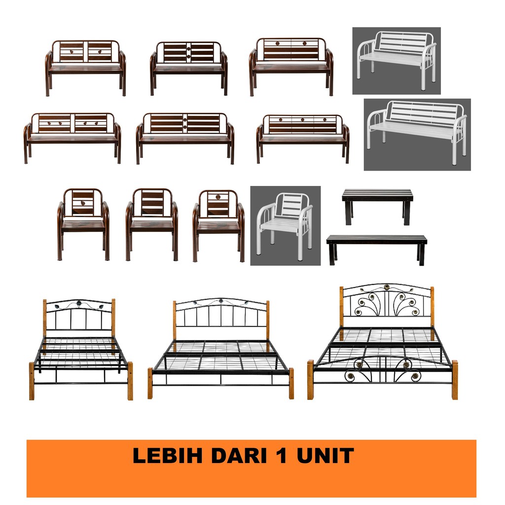 FREE SHIPPING / UNTUK ORDER LEBIH DARI 1 ITEM / BENCH TABLE AND BEDFRAME