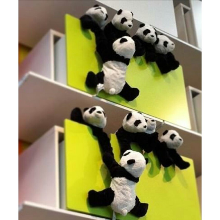 ikea kramig panda