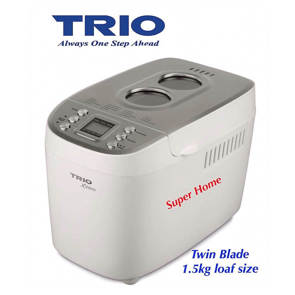 SahihPenghantaran pantasSihatBergayaJualan panas global Trio Bread Maker TBM-222 Home made Non-Stick Bread Maker TBM222