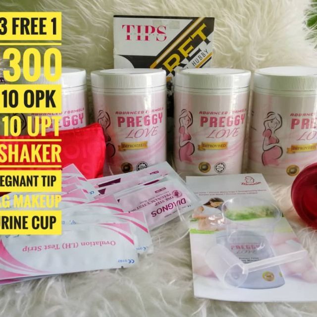 Preggy Love W Pro Dan M Pro Menstrual Pro Buy 3 Free 1 One Month Promo Only Shopee Malaysia