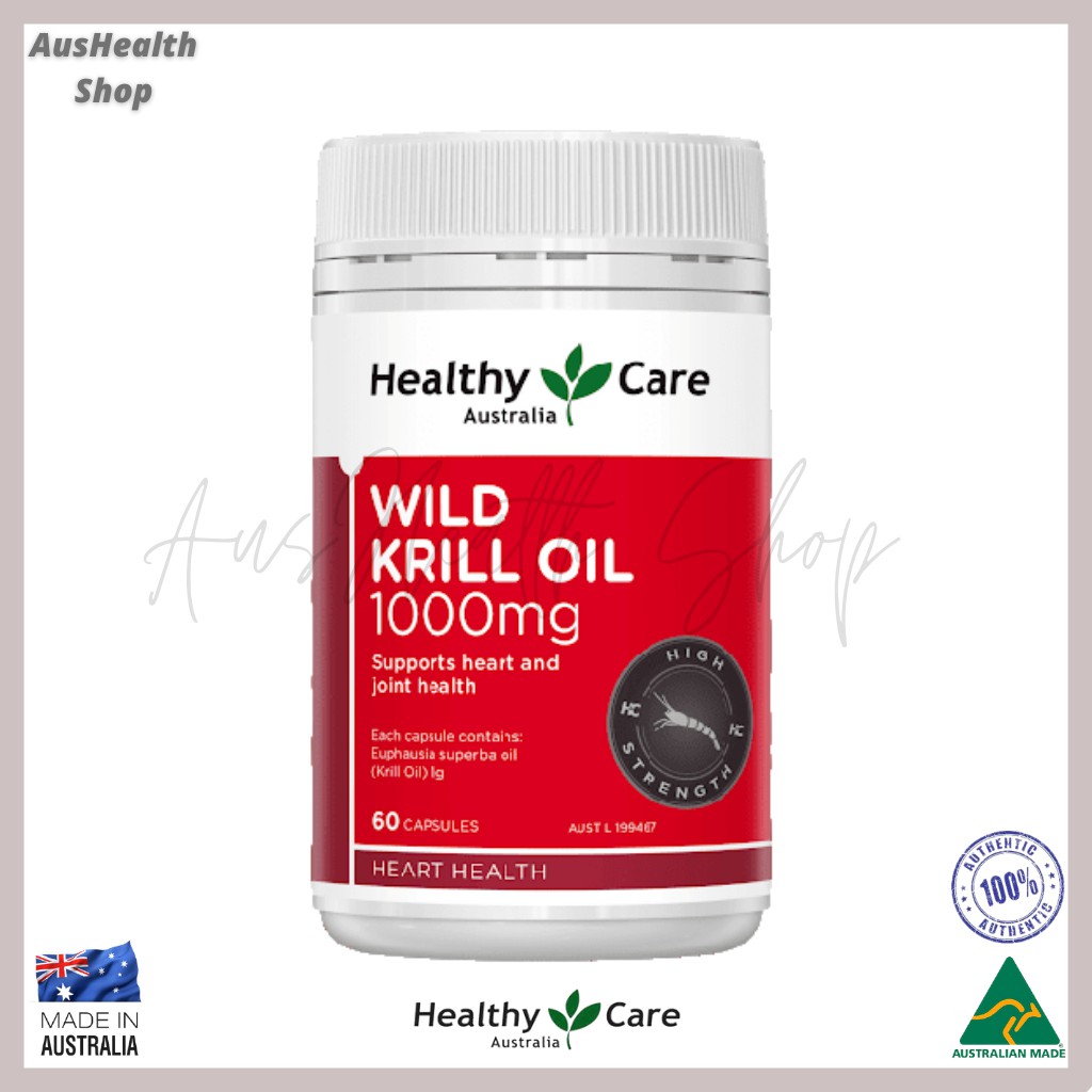 HEALTHY CARE Wild Krill Oil 1000mg (60 soft capsules) Shopee Malaysia