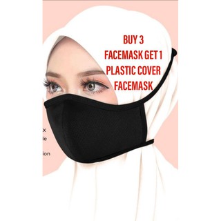 Facemask Muslimah tali belakang Fabric anti bacteria | Microfiber Spandex | Tali Belakang Readystok!!! #facemask
