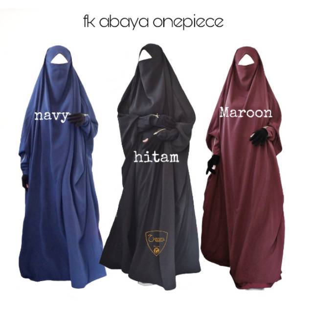 Overhead French Brocade abaya onepiece