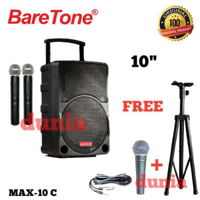 baretone portable speaker