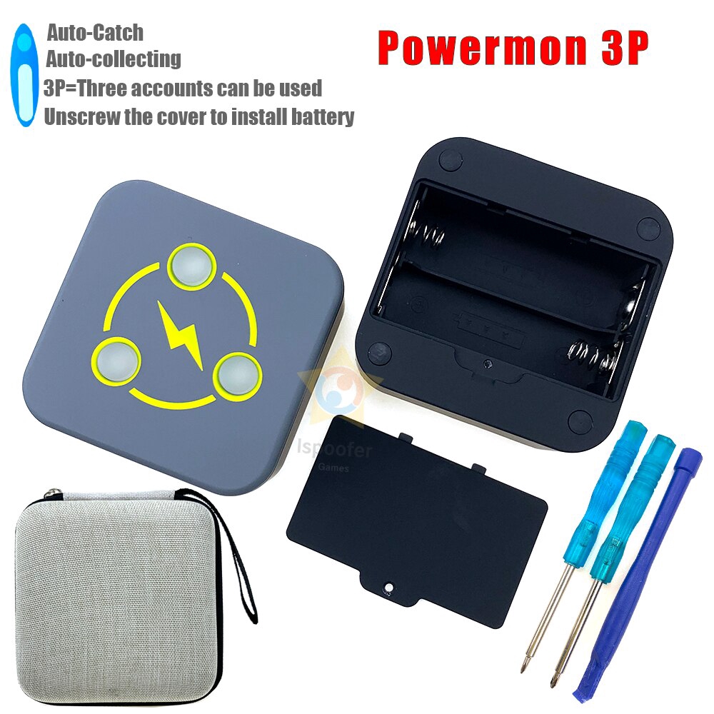 Powermon 3p 2p 1p For Pokemon Go Plus Auto Catch Bluetooth Auto Catch Unscrew The Cover To Install Battery Luxury Bag Game Accessories Shopee Malaysia