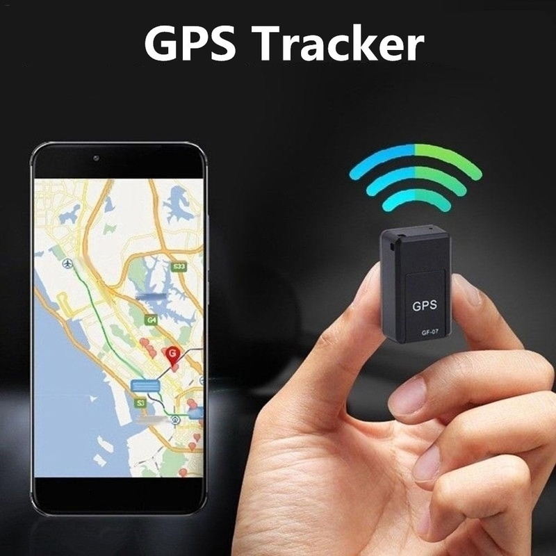 Latest GF07 Mini Real Time Magnetic GPS Tracking Device Gps Locator System Portable GPS Global Tracker GT07for Car Motorcycle Truck Kids Teens Old