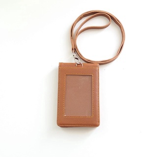 Card Holder Front Id Card Holder Necklace Name Tag Leather Souvenir ...