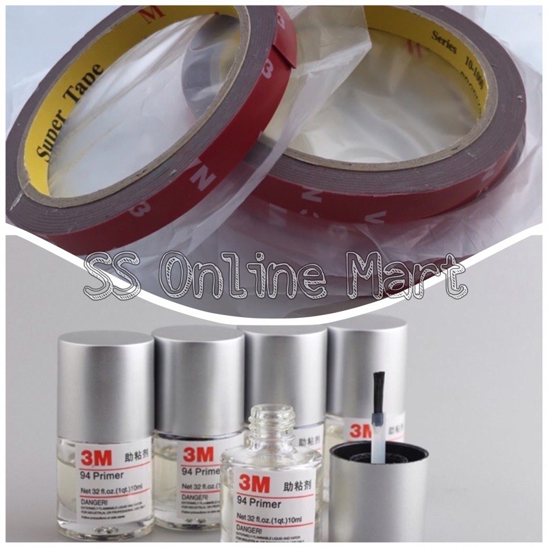 3M SUPER STRONG TAPE / water proof / heavy duty / outdoor / vehicle tape/ foam tape / double sided tape 0.1x1CM