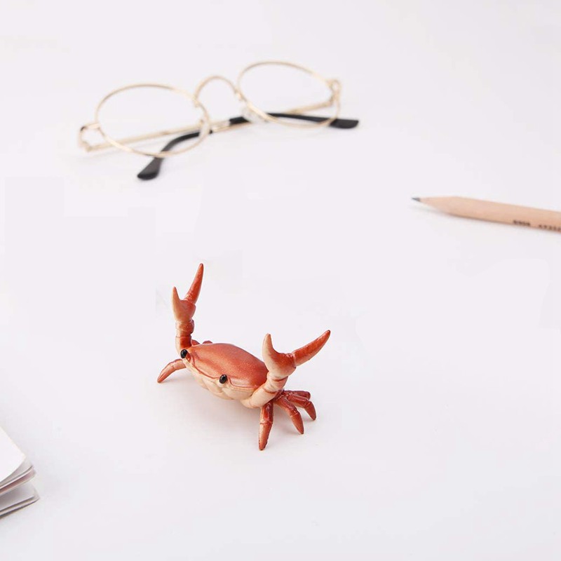 Dciustfhe Japanese Cute Crab Pen Holder Weightlifting Crabs Penholder Bracket Storage Rack Gift Stationery A 