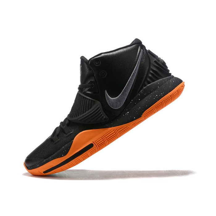 black and orange nike basketball shoes