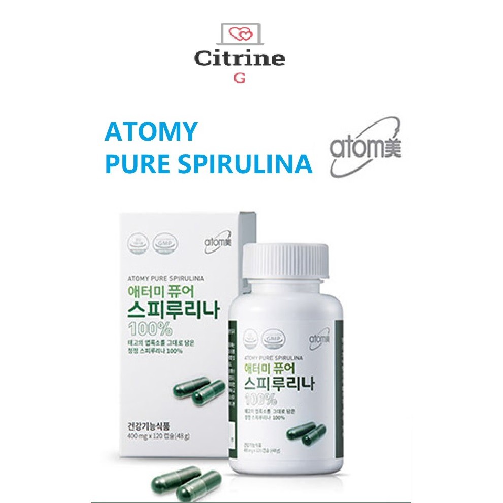 Atomy Spirulina 100 Pure (120 capsules) Shopee Malaysia
