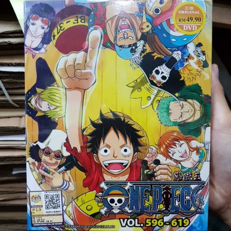 One Piece Vol 596 619 Dvd Shopee Malaysia