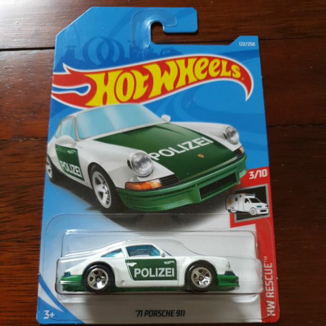 hot wheels porsche polizei