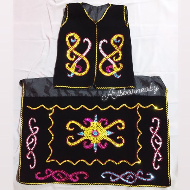 Dayak Traditional Clothes For Girls Aged 4-6 Years | Shopee Malaysia