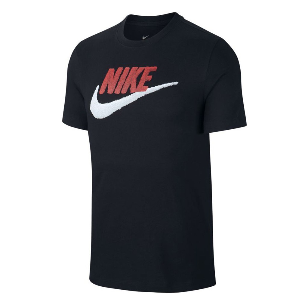100% Original - Nike Sportswear Swoosh T-Shirt - Black | Shopee Malaysia