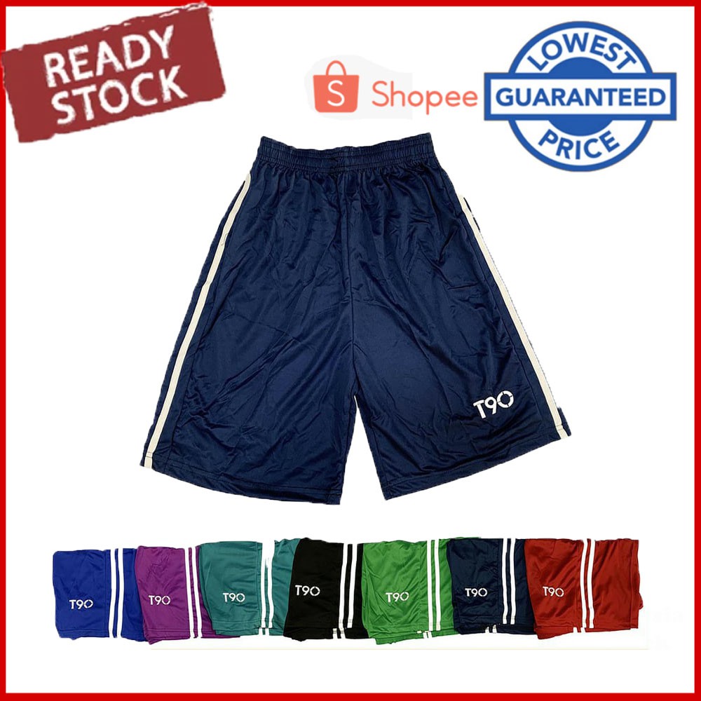 (Harga Borong Murah) T90 MEN JERSEY SHORT PANTS/ LELAKI SELUAR PENDEK ...