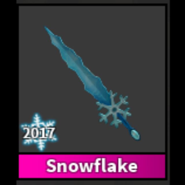 Roblox Murder Mystery 2 Snowflake Knife Shopee Malaysia - roblox murder mystery 2 trading bulletin board looking for