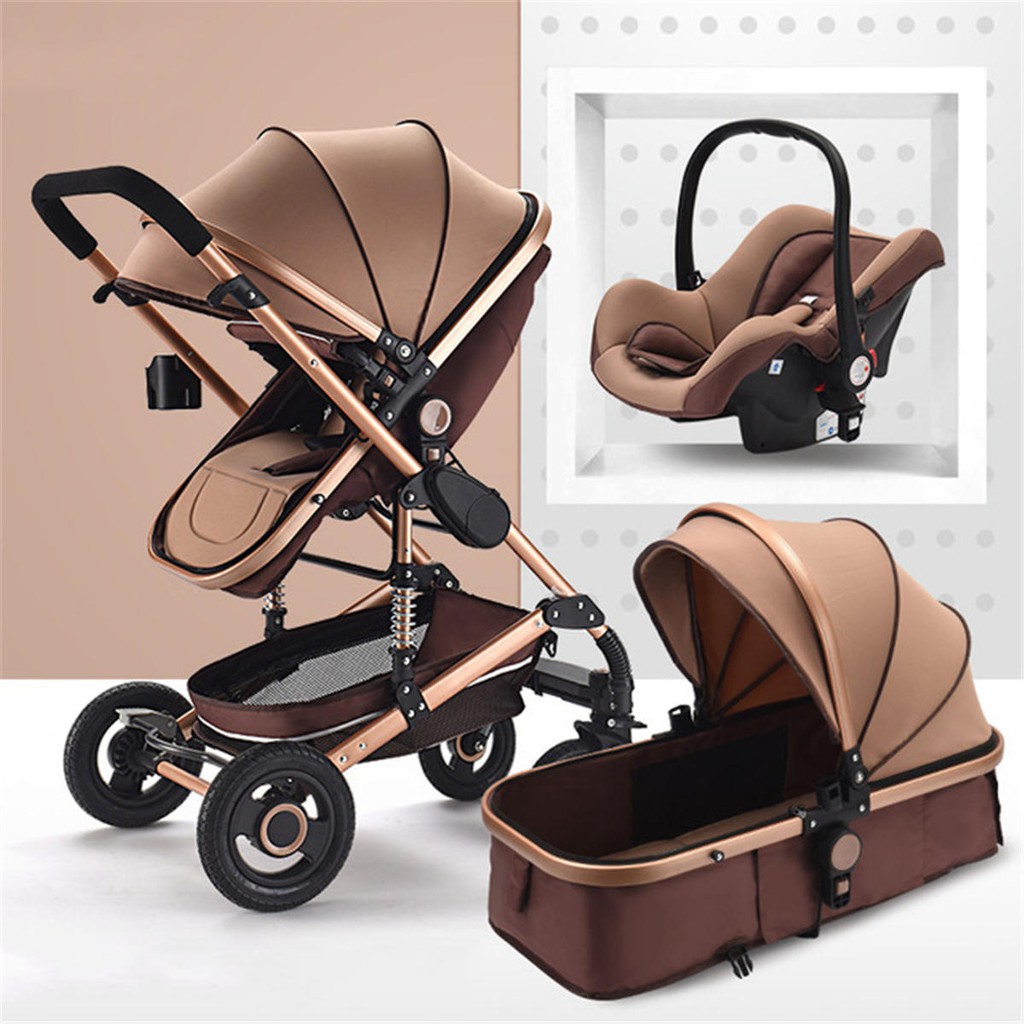 baby carriage and car seat