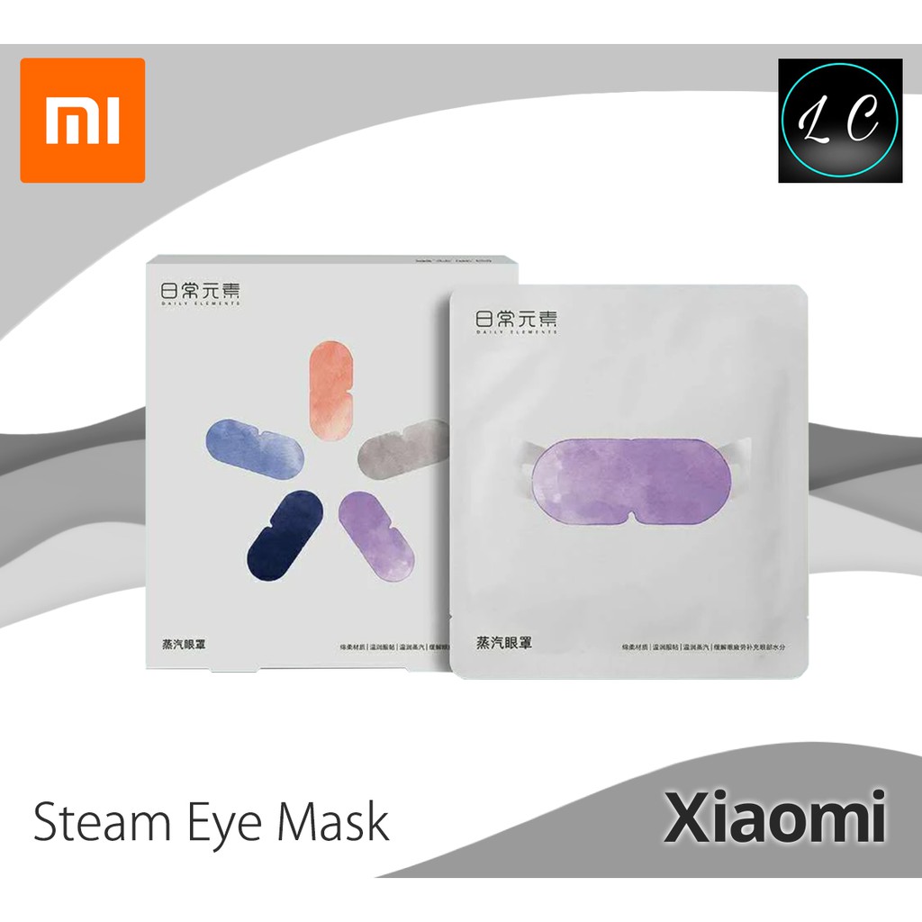 Xiaomi Youpin Original Daily Elements Steam Eye Mask Moisturizing Hot Pack Quickly Ripening Heat Moisturizing Eyes 5pcs