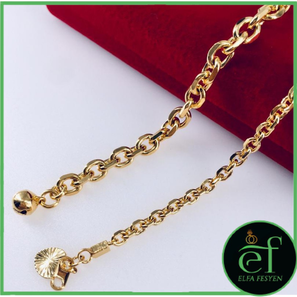 Emas Korea Gelang Sauh Rantai Kapal Ktg35 Ktg36