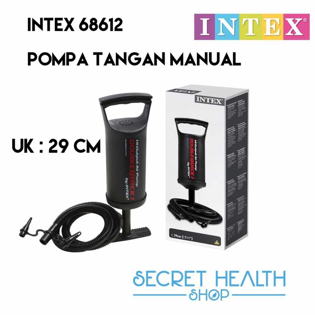 Intex 68612 Brand Hand Pump Hand Pump Mattress Tires Shopee Malaysia